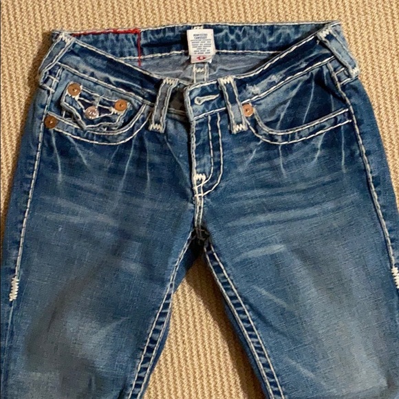 WOMENS TRUE RELIGION BRAND JEAN SIZE 27 WAIST - Picture 3 of 5